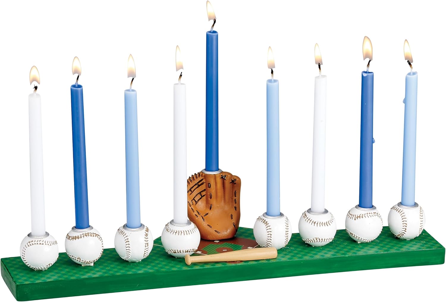 Rite Lite Hanukkah Baseball menorah Jewish sports gift for boys