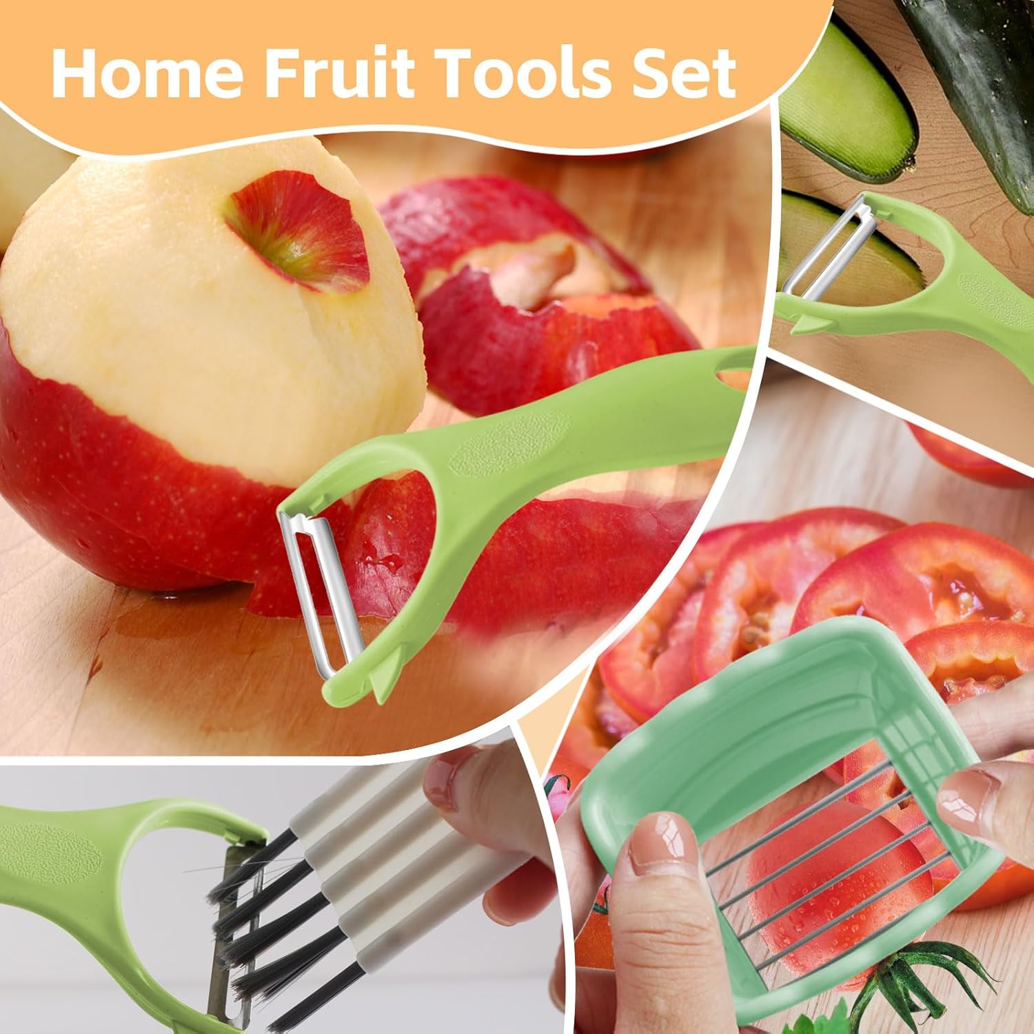 Effortlessly Slice Fruits Vegetables