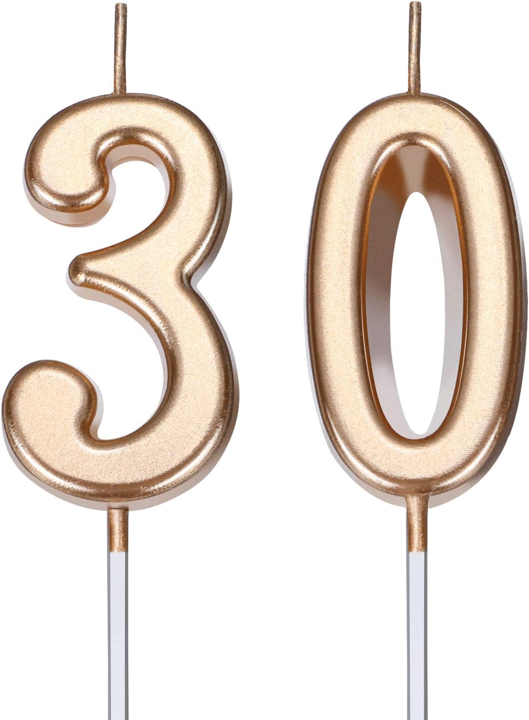 30th Birthday Candles Cake Topper Happy Birthday Candle 354 inches