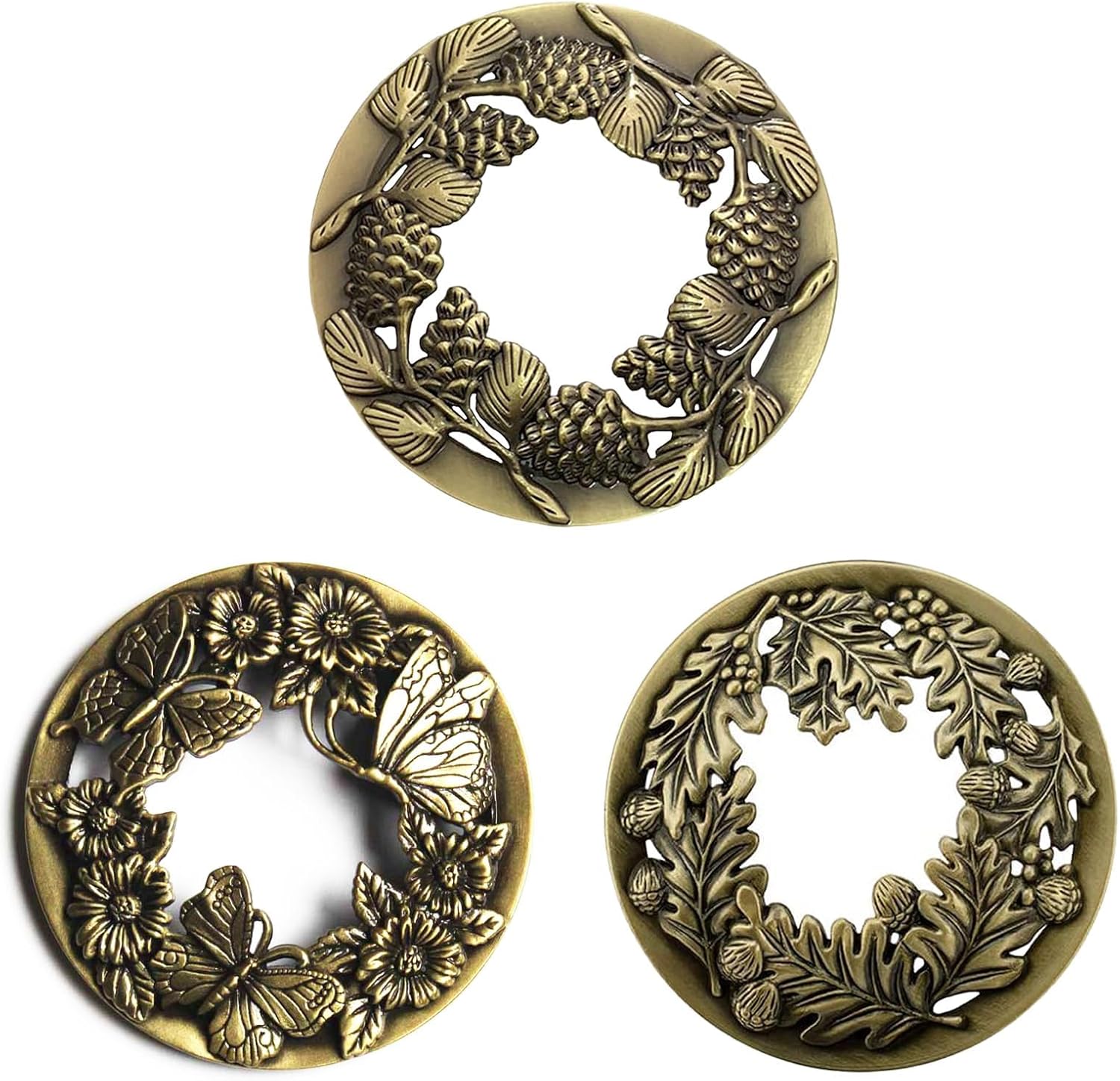 Bring out the best in your candles with Hicellos antique bronze candle toppers