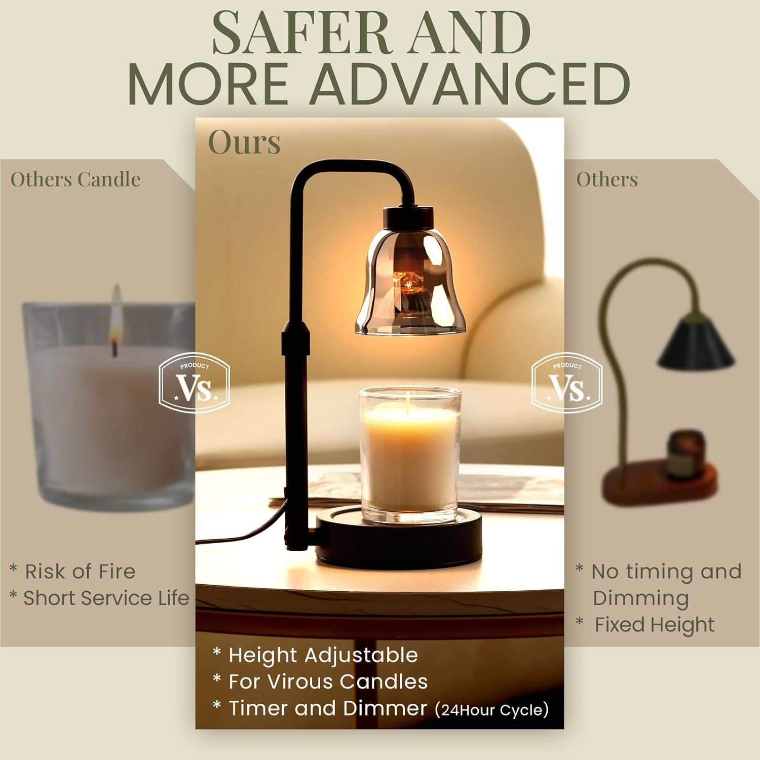 ZOKCC Candle Warmer Lamp