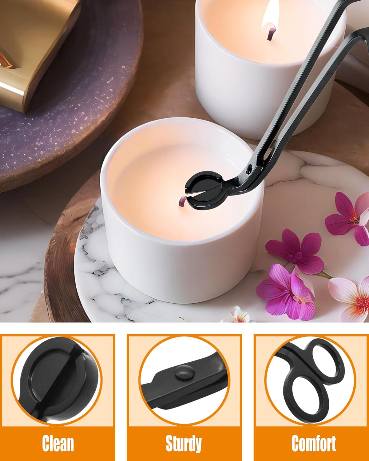 4-in-1 Candle Wick Set with Storage Tray