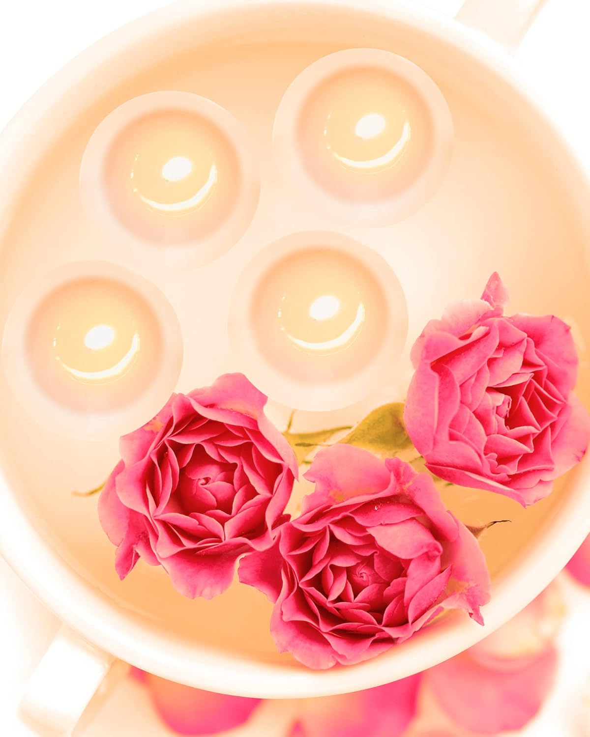 Treela 80-Piece 173 Unscented Floating Candles for Weddings Parties