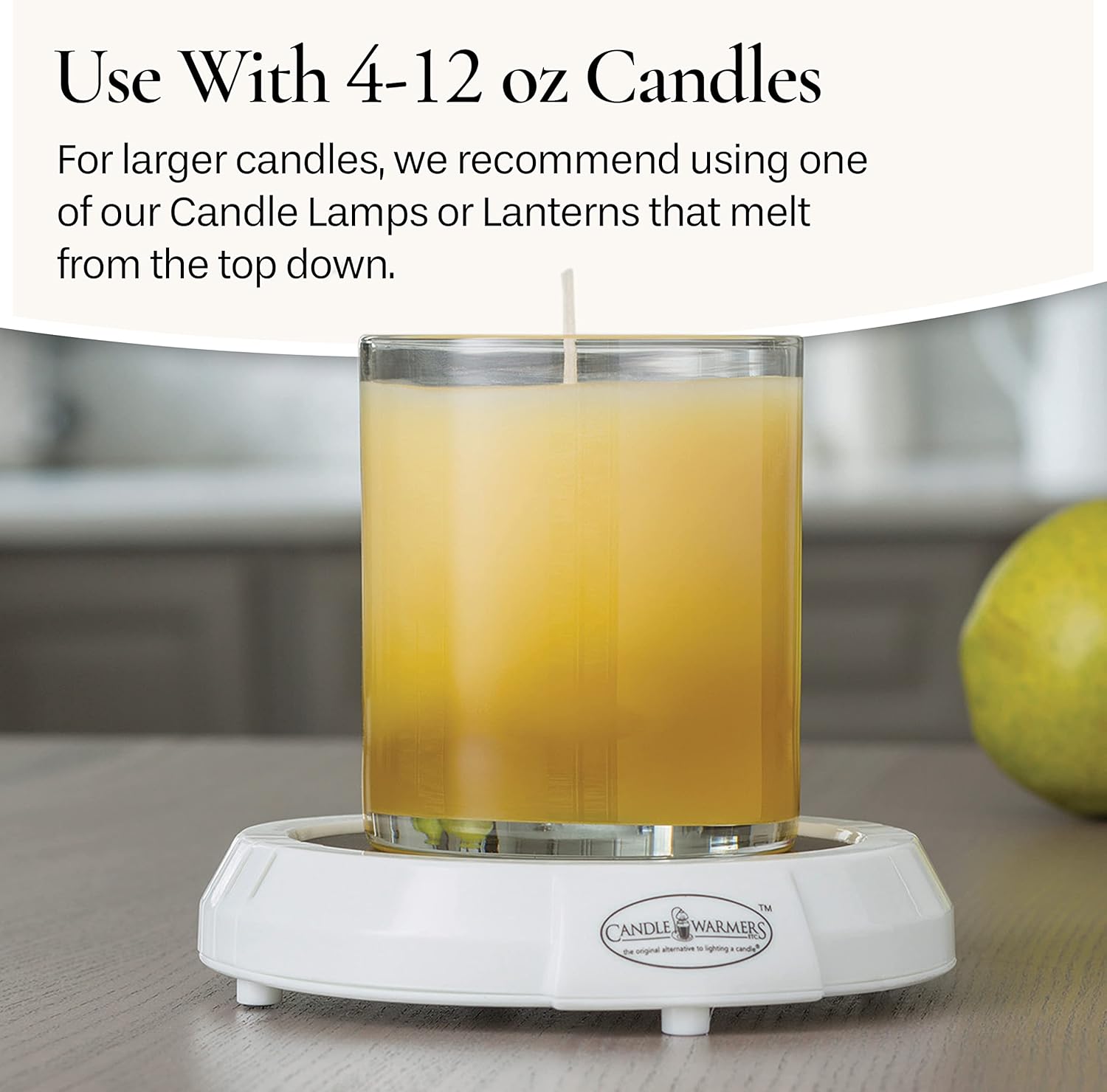 Original Candle Warmer Electric Plug-In Plate for Jar Candles White