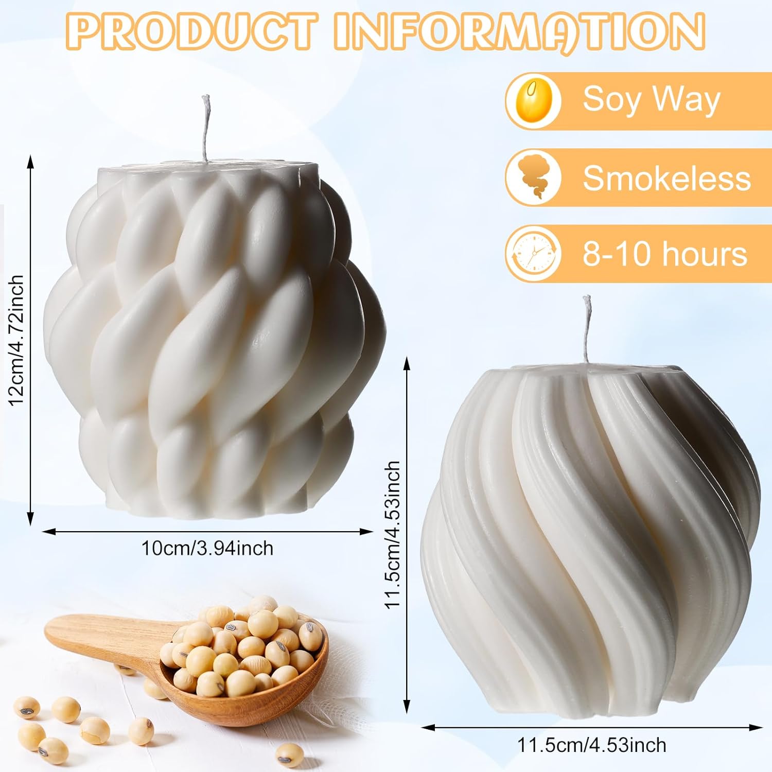 Elegant Aesthetic Soy Wax Candles