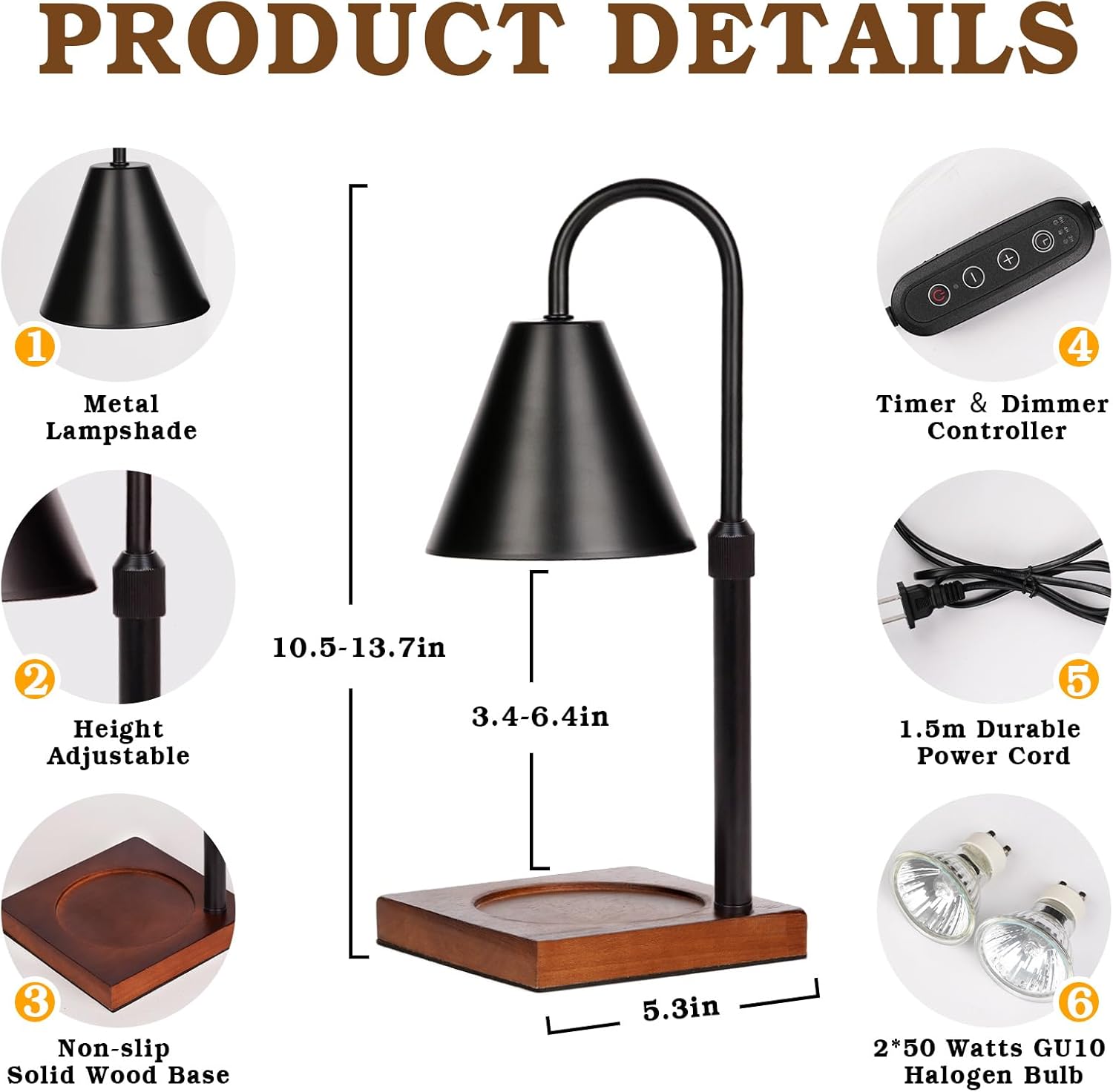 Cozy Candle Warmer Lamp for Home or Bedside Use