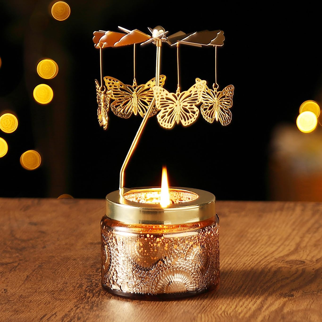 Unique Butterfly Scented Candle Holder Set