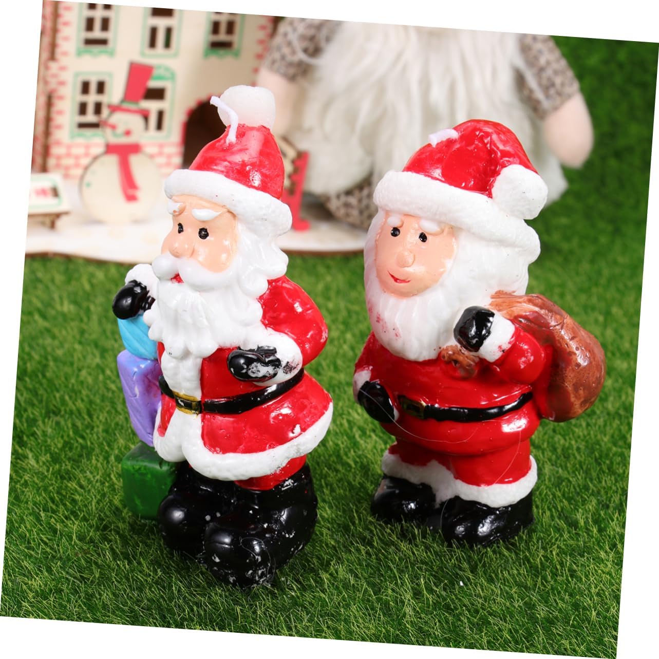 STOBAZA Santa Claus persuade Candles Set with 2