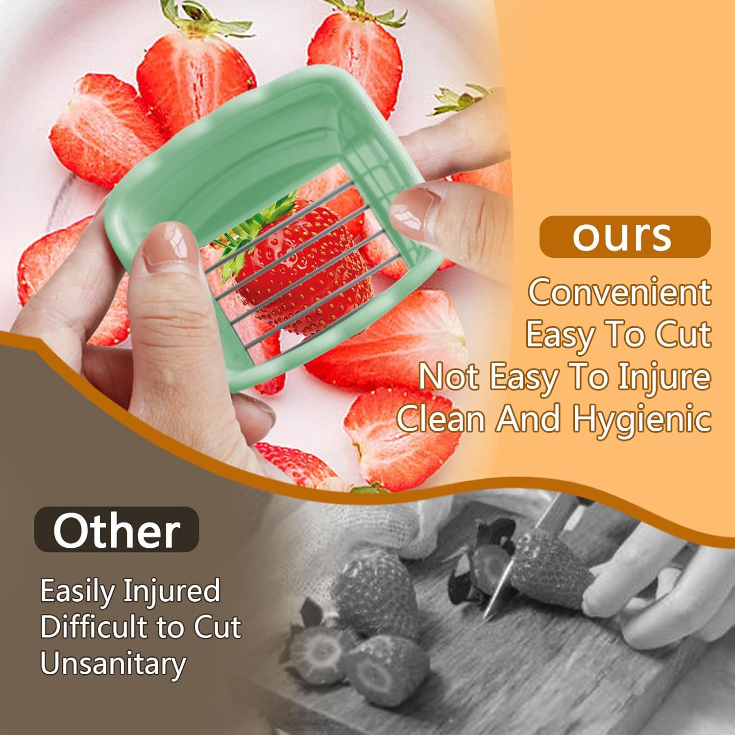 Effortlessly Slice Fruits Vegetables