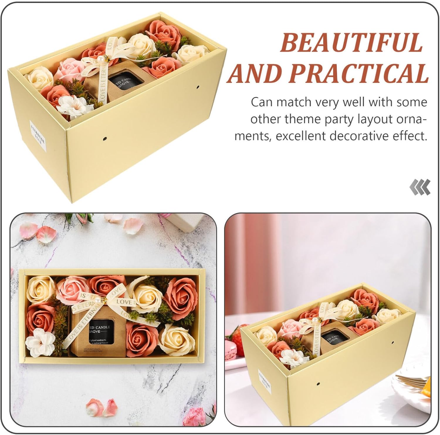 Scented Candle Box for Desktop Decorations