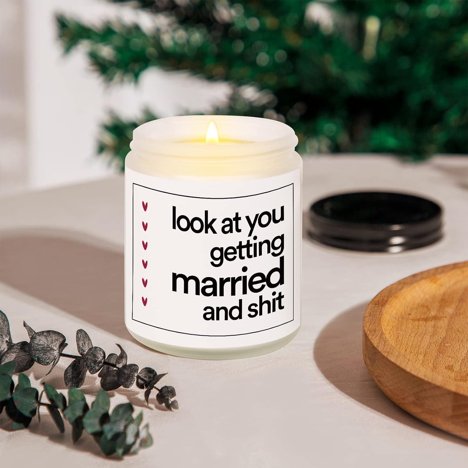 Funny Lavender Candle for Weddings