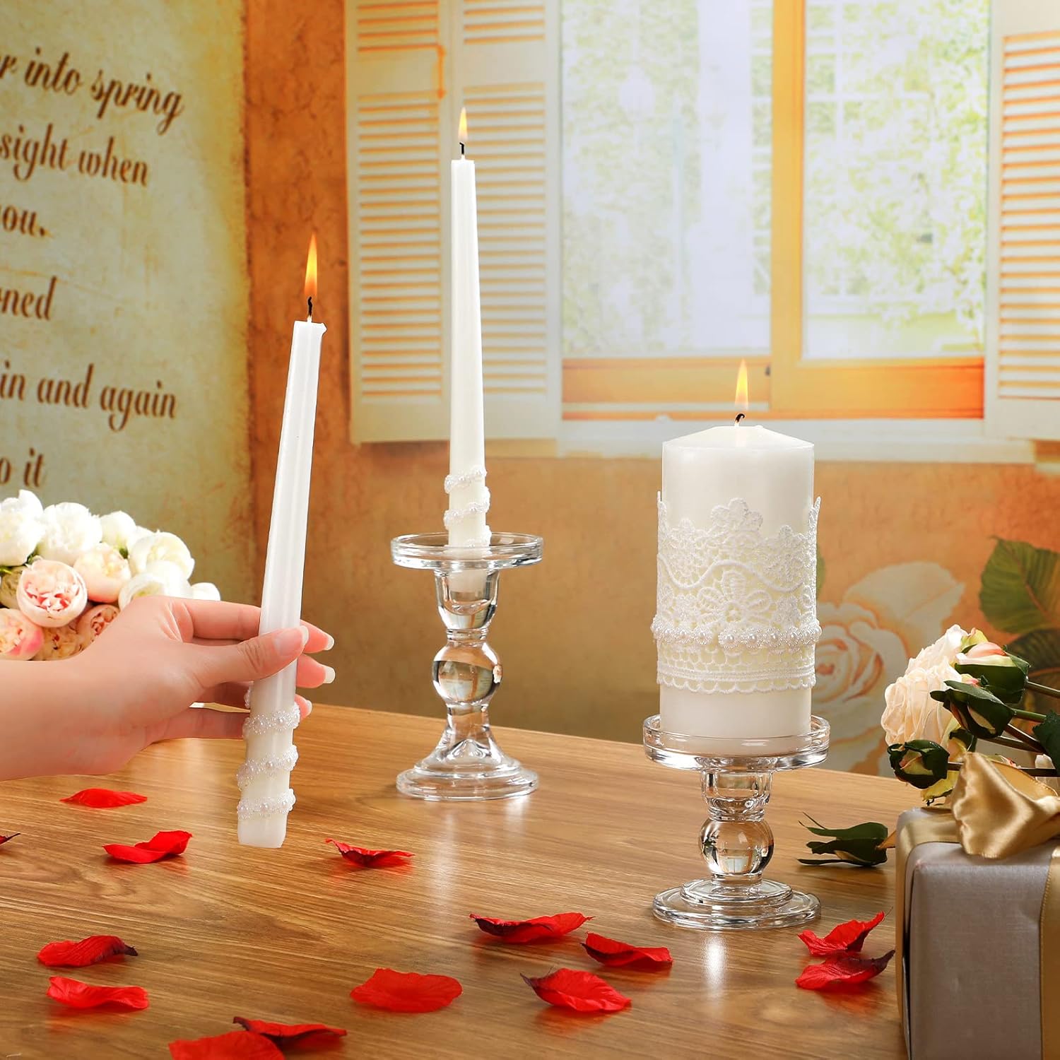 Irenare Unity Candles with Holder