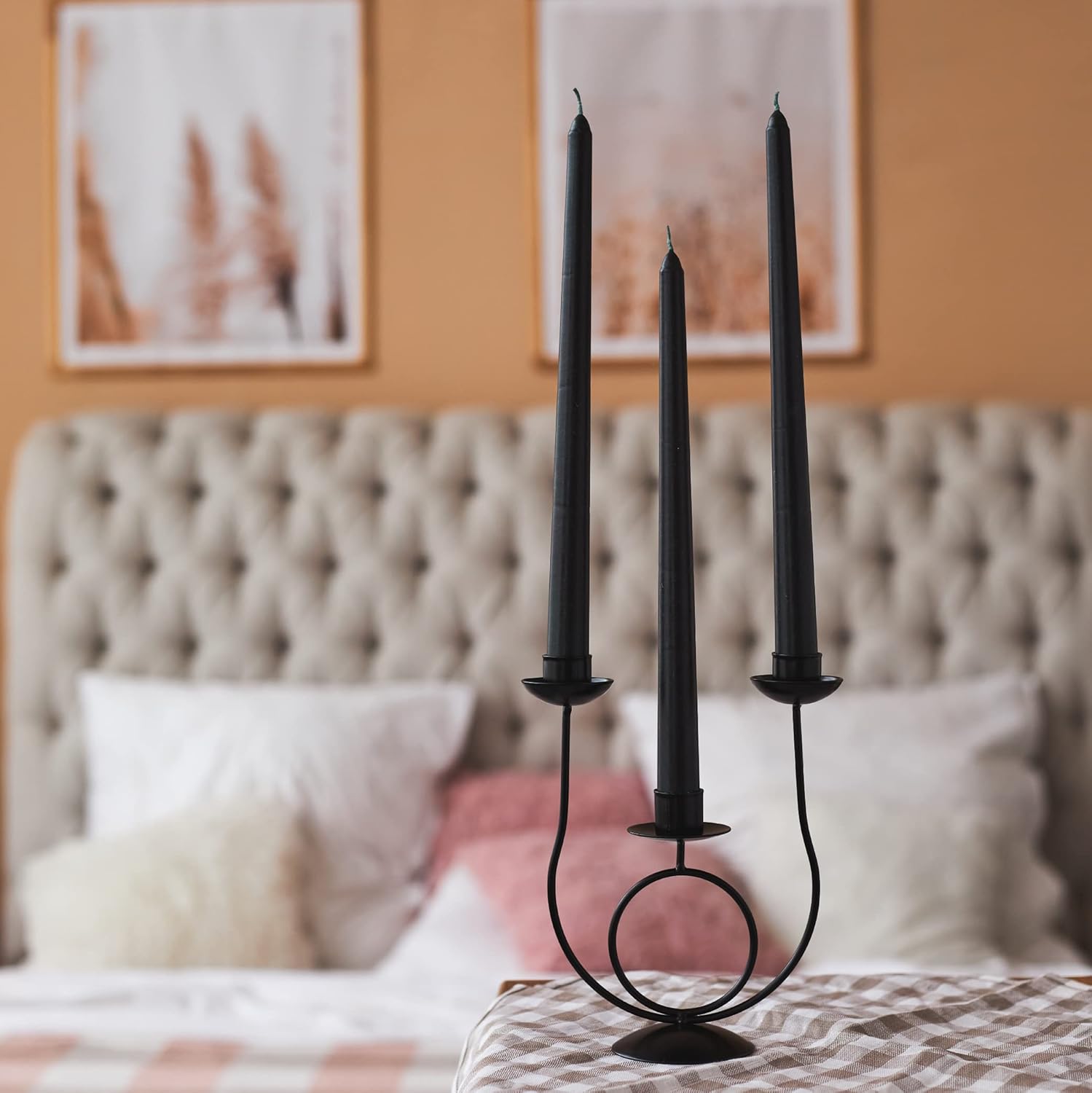 Sonedly Long-Burning 12-Inch Taper Candles 4-Pack