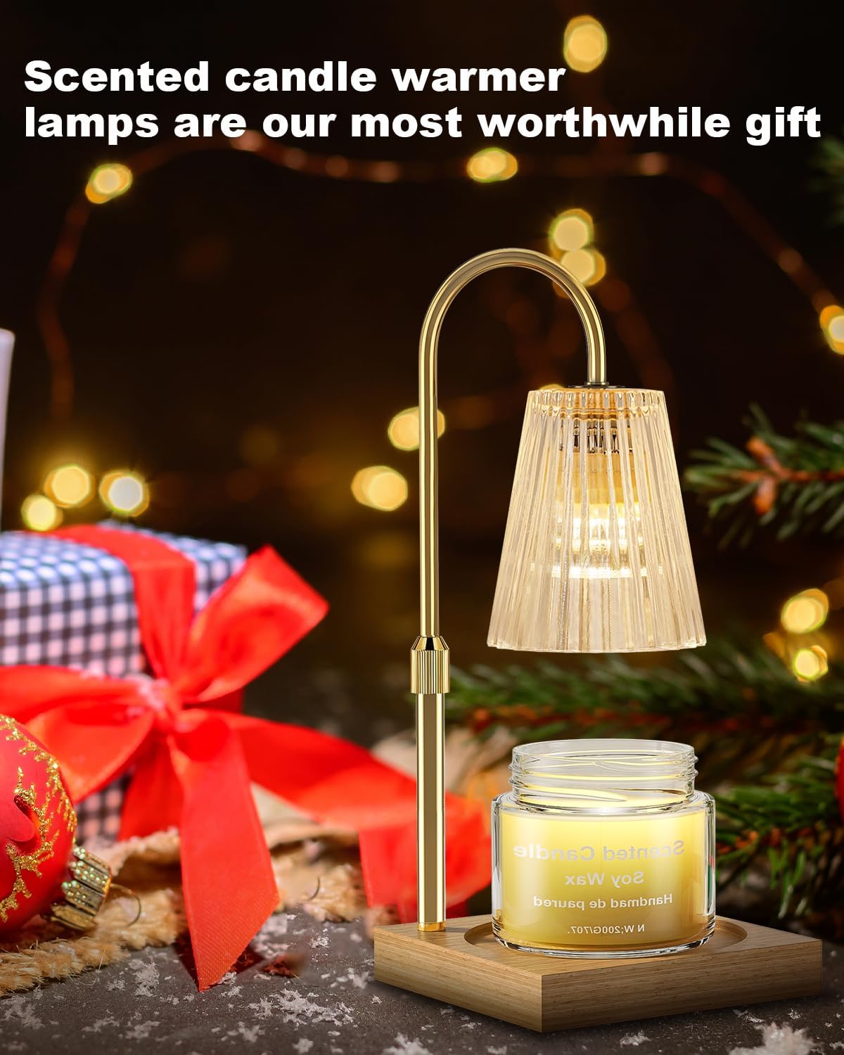 SooFoo Candle Warmer Lamp with Timer and Dimmer
