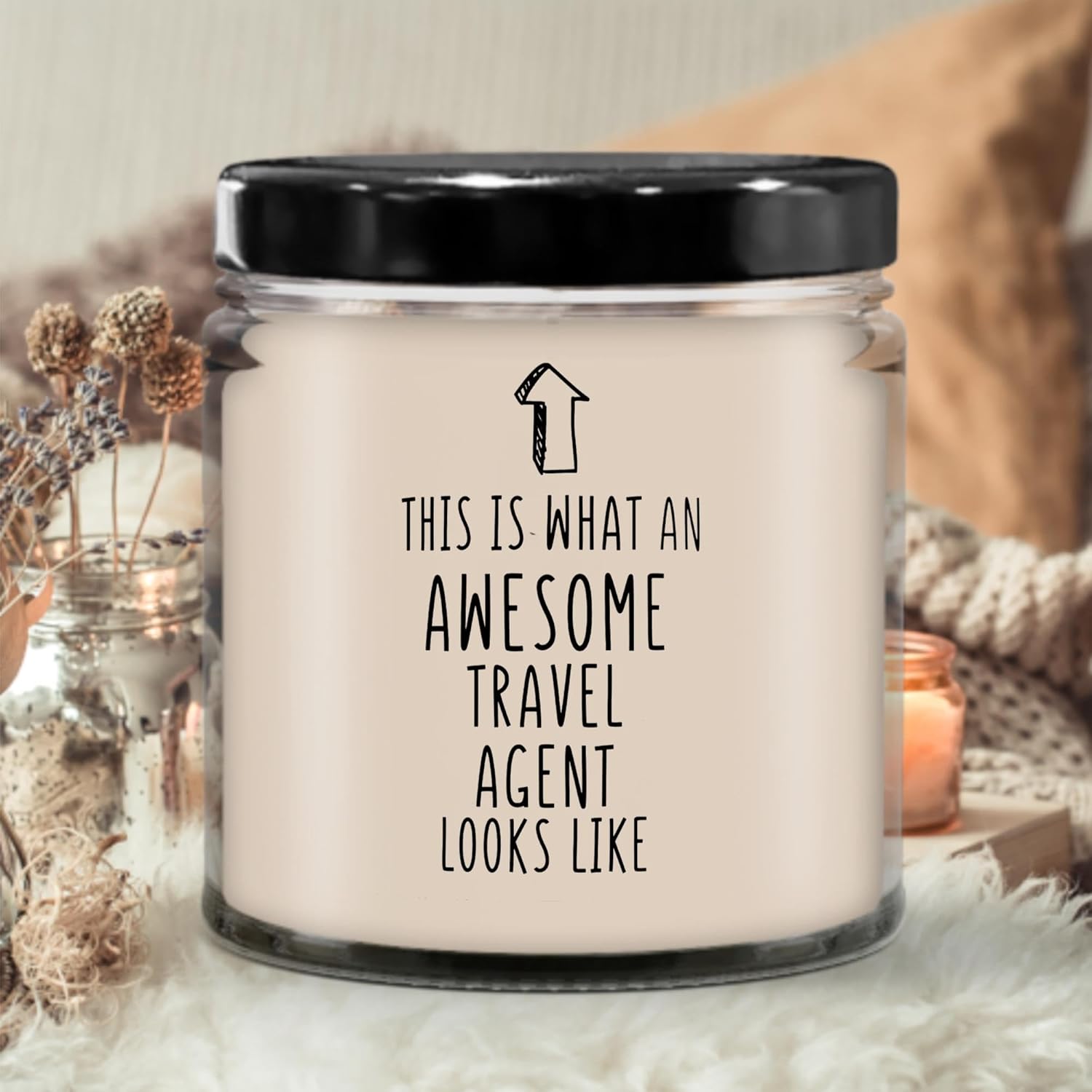 A Hilarious Eco-Friendly Travel Agent Candle