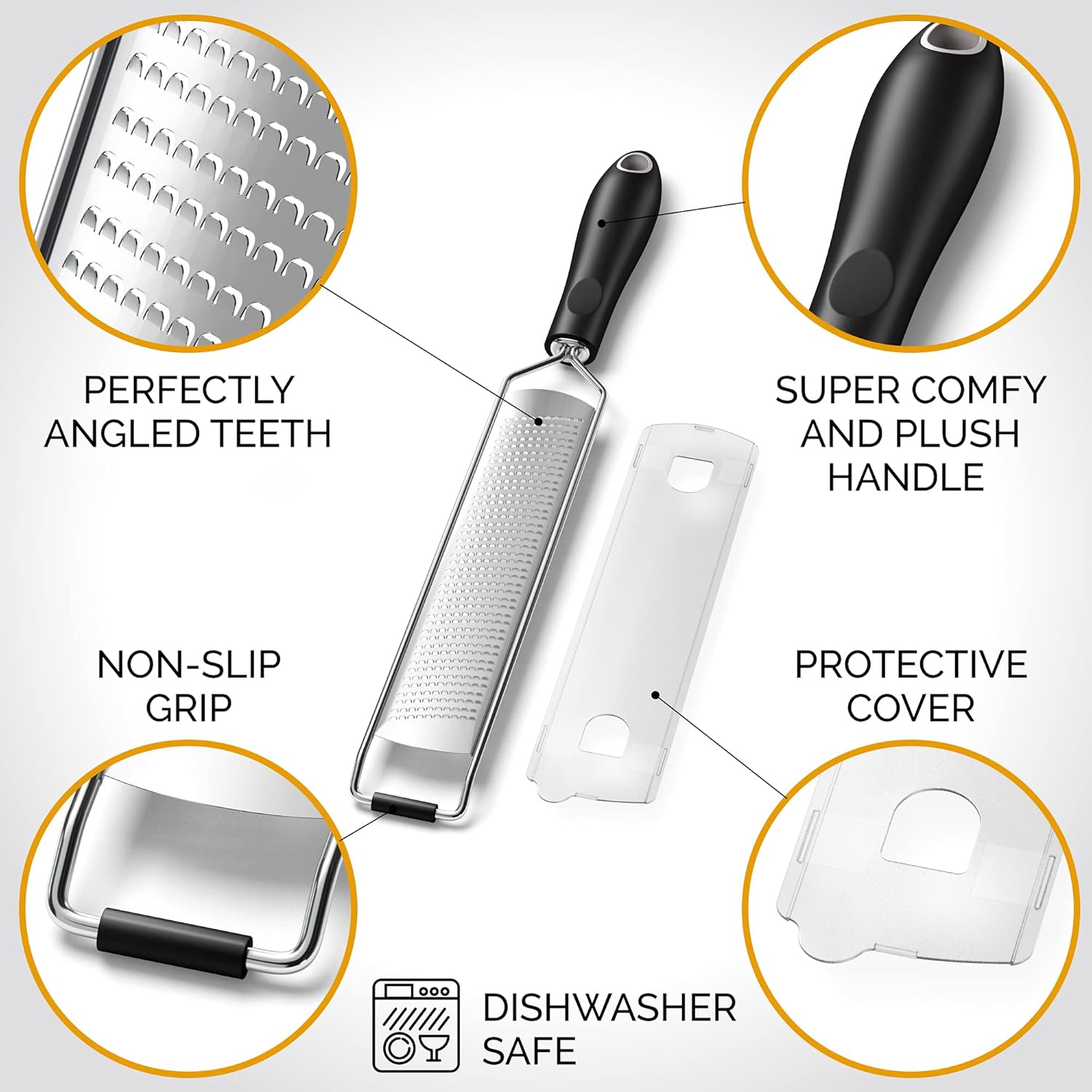 Grace Grind Premium Lemon Zester Grater