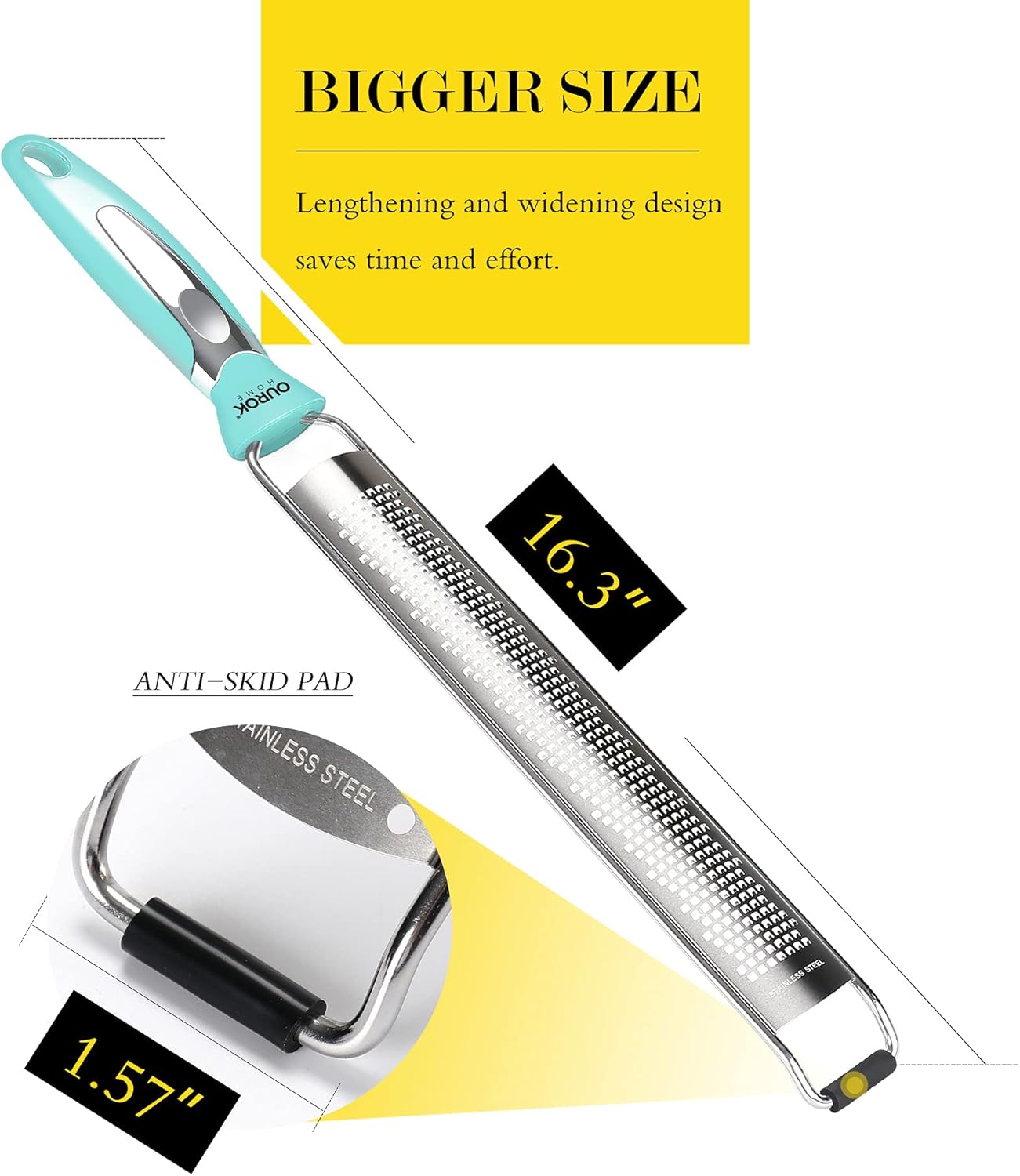 BleeforEase Citrus Zester Handheld with brushes