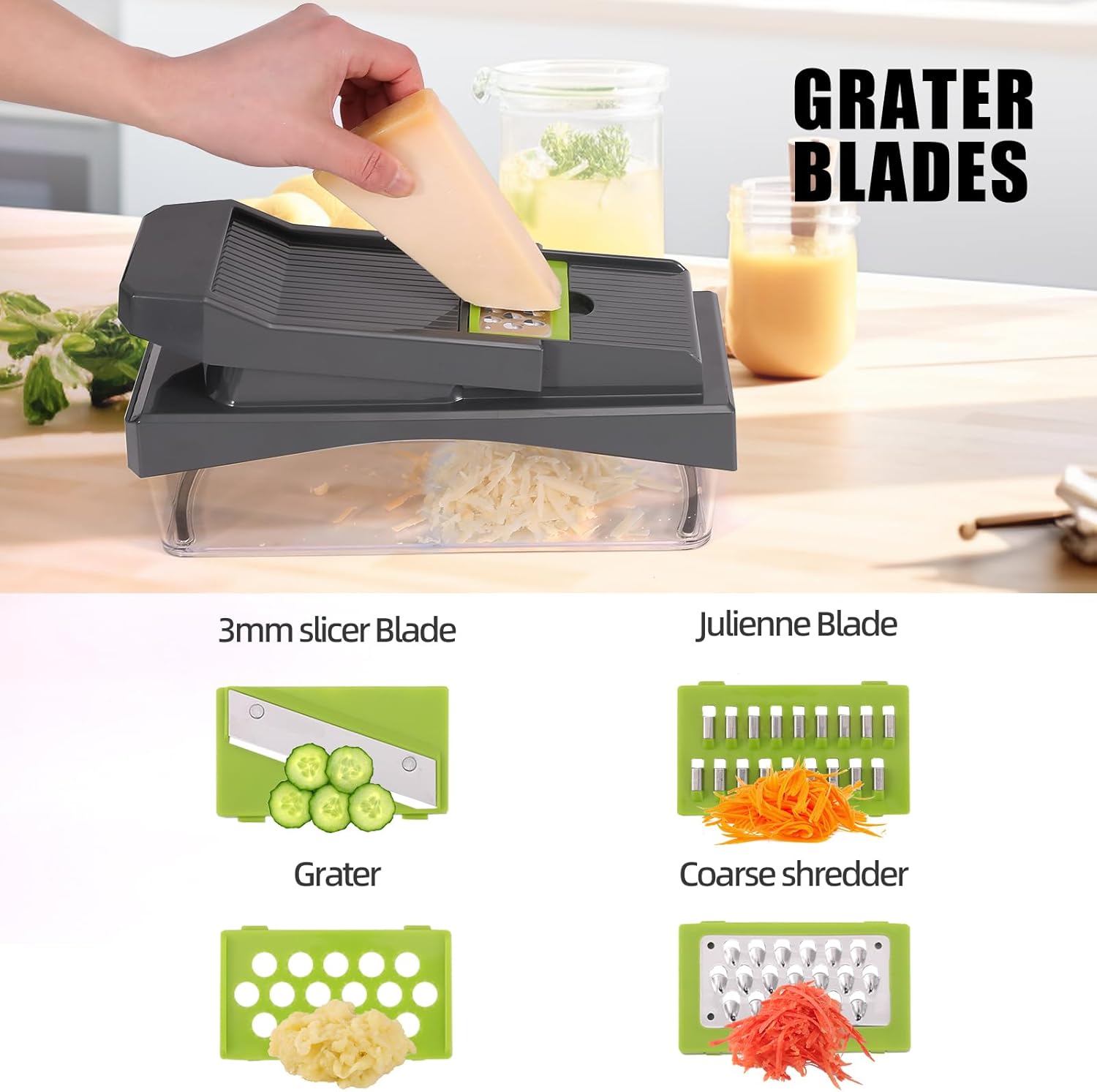 RK Vegetable Slicer w Secure Compartment