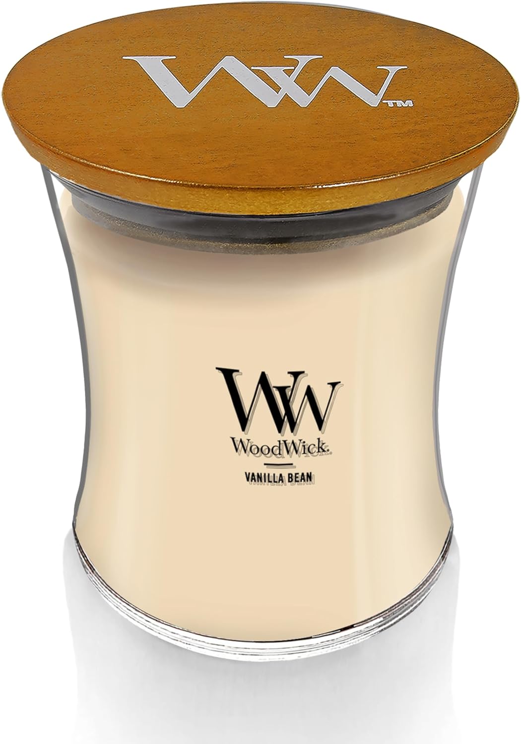 WoodWick Vanilla Bean Scented Medium Hourglass Candle