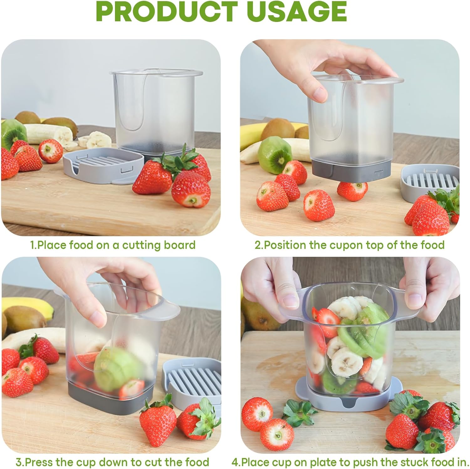 Premium Multifunctional Fruit Vegetable Slicer with Sharp Blades and Easy Cleaning
