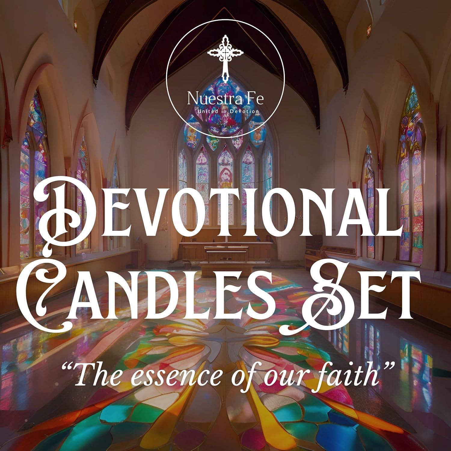 12 Pack Devotional Candles for Catholic Studies - Prayer Box Included