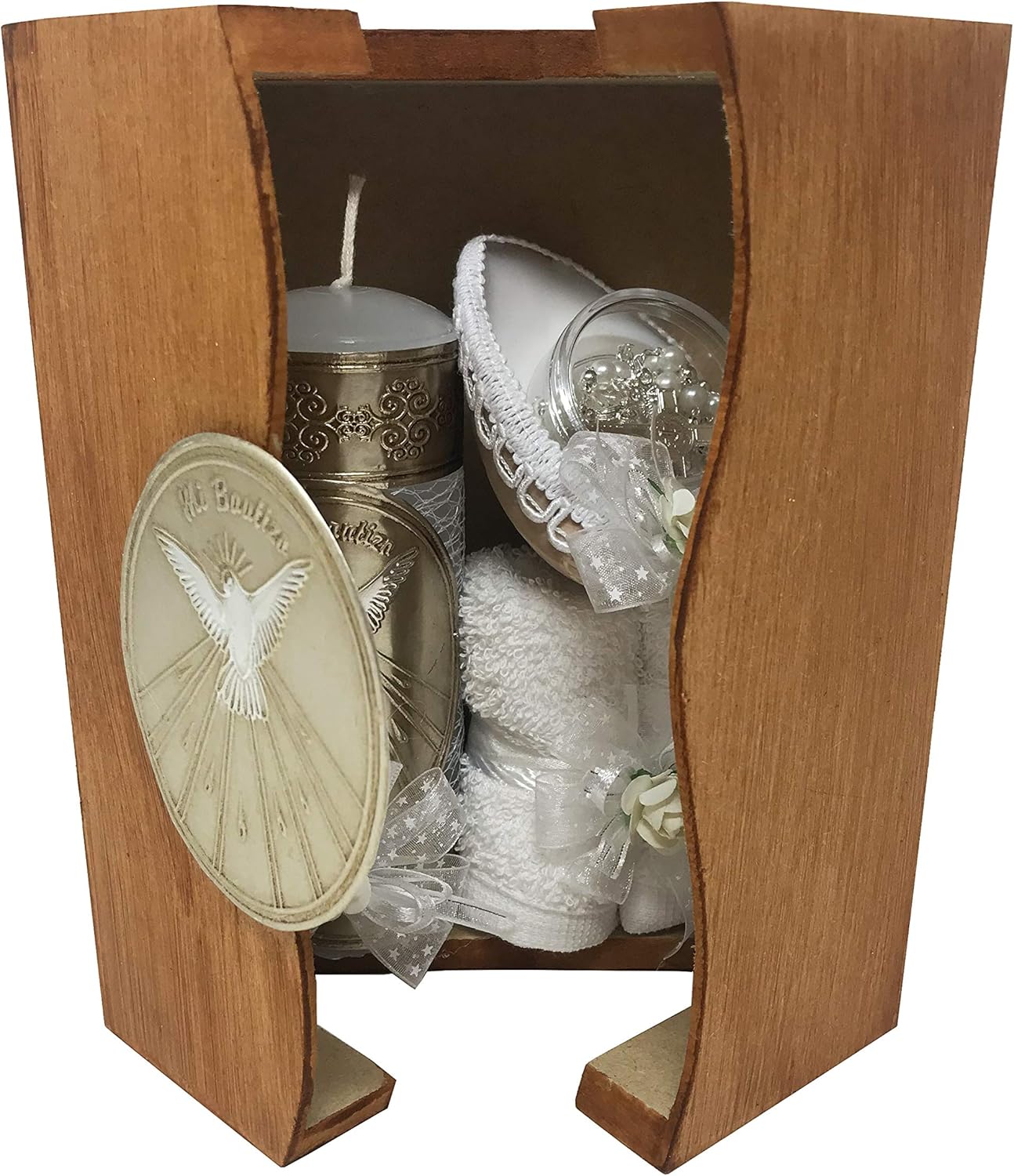 Mexican Artisans Catholic Baptism Candles