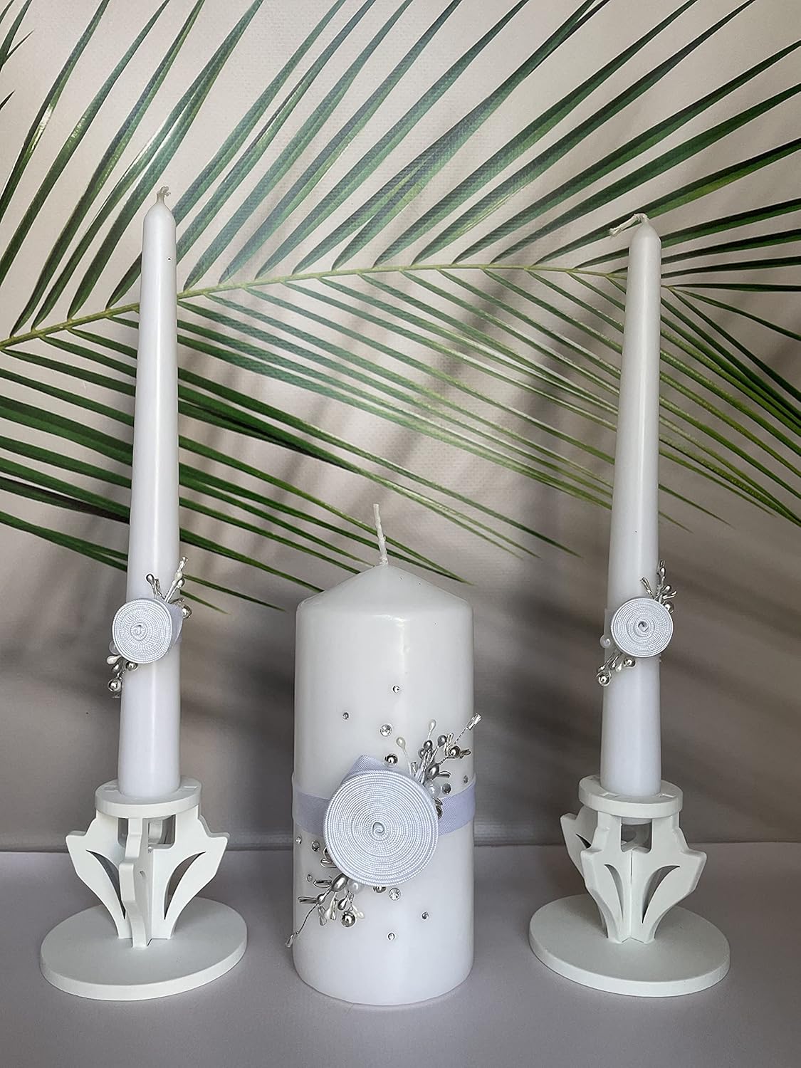 Unity Candle Set for Wedding - Aesthetic and Timeless Design