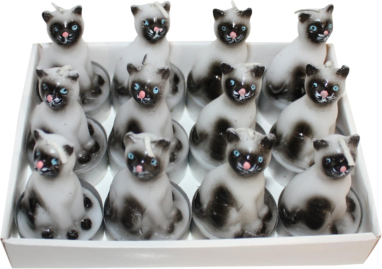 Premium Long-Burning Cat-Shaped Tea Light Candles