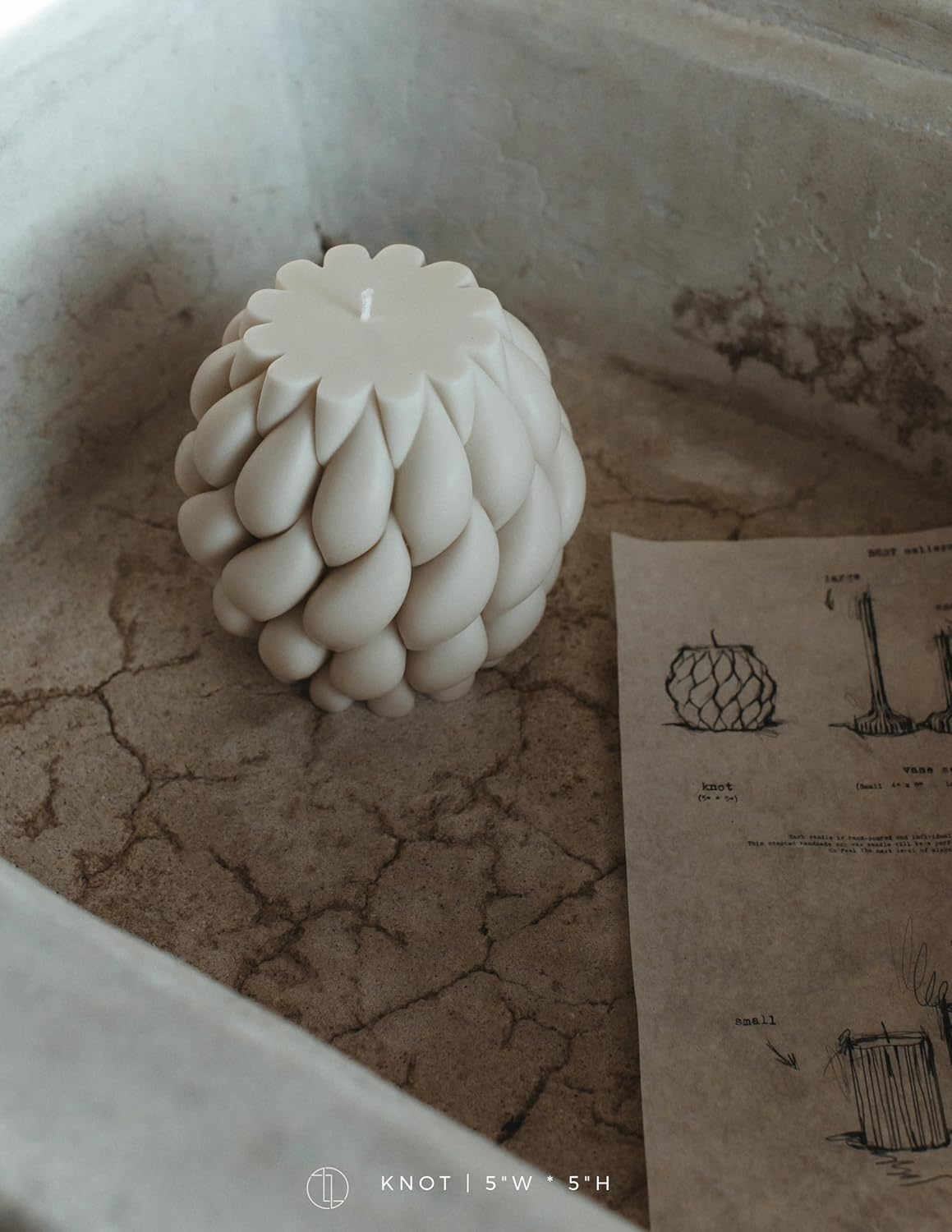 LAWA Knot Ball Candle - Large