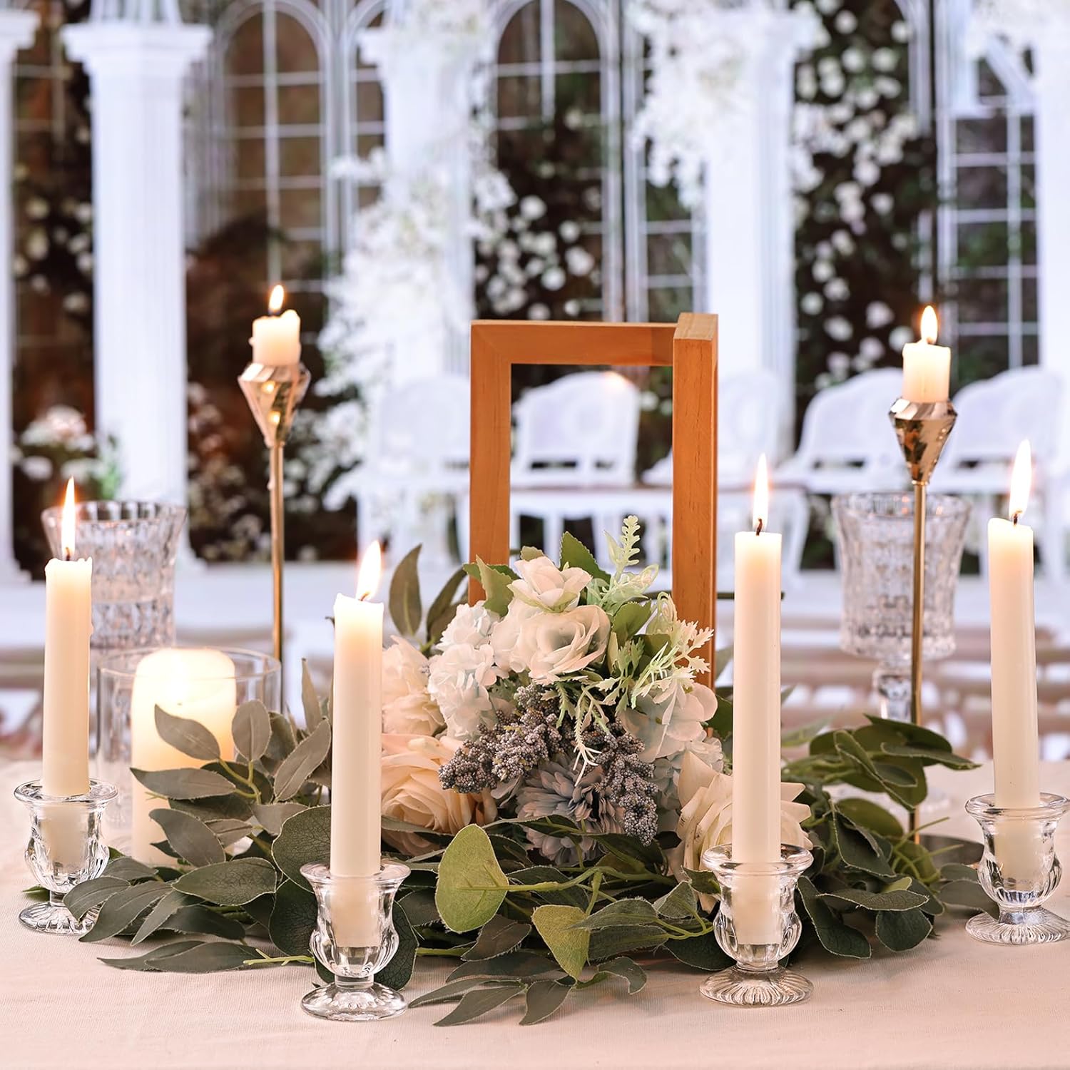 Letine 12-Piece Taper Candle Holder Set