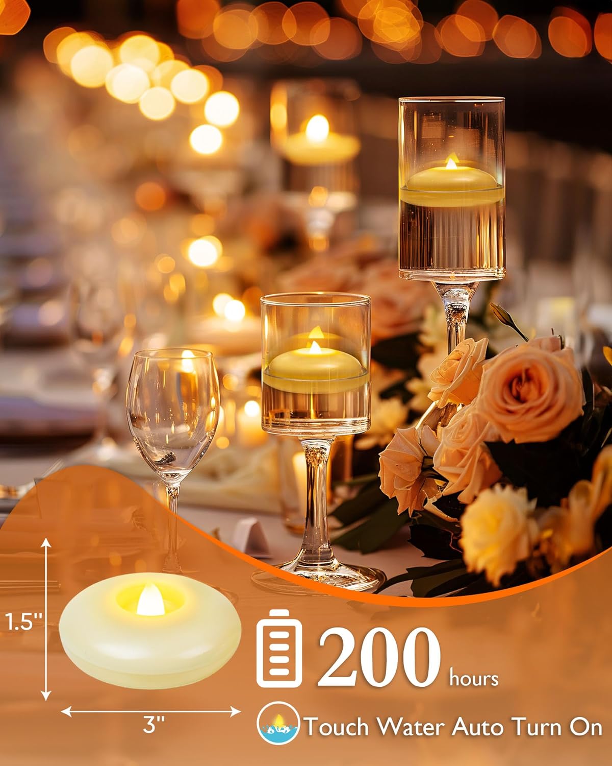 Homemory 24-PieceProof Candle Set