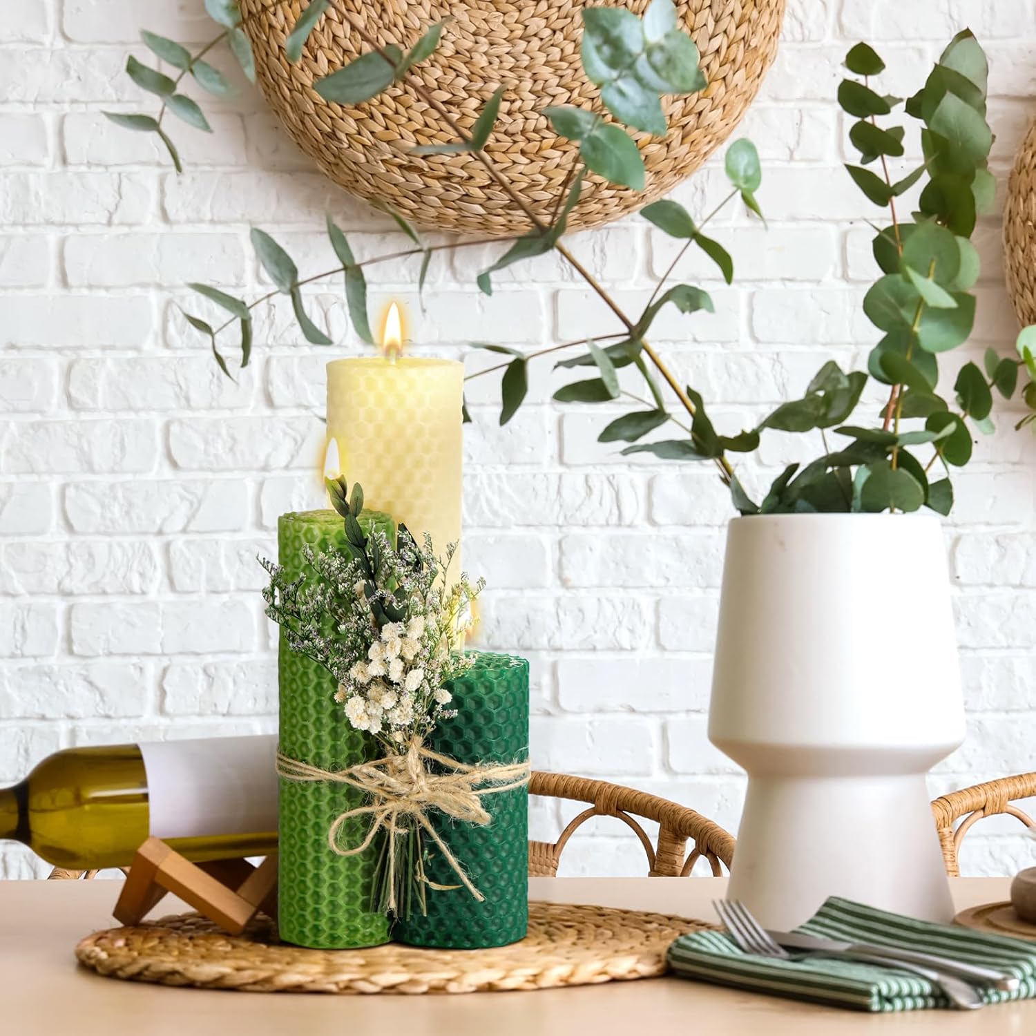 Bees Crew Candle Set 3-Color