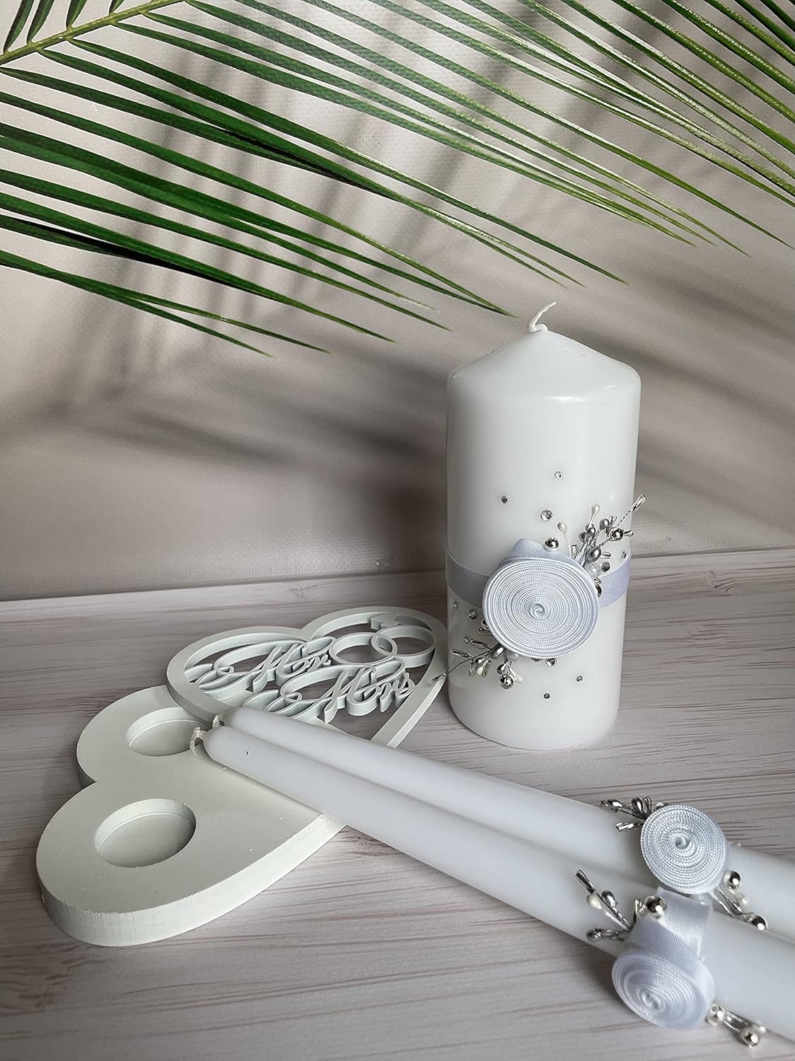 Unity Candle Set for Wedding - Aesthetic and Timeless Design