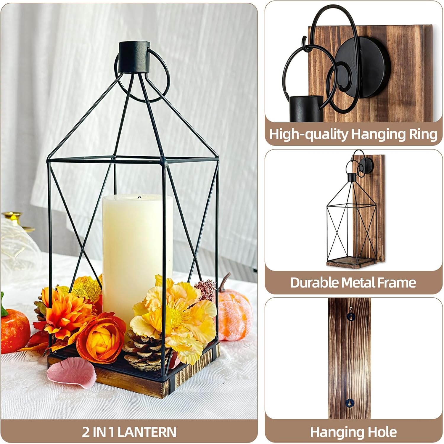 Warm Rustic Candle Sconce