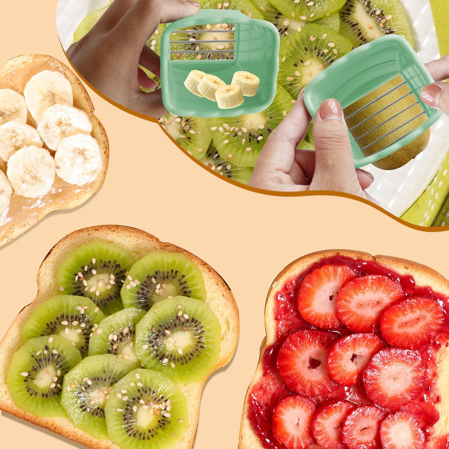 Effortlessly Slice Fruits Vegetables