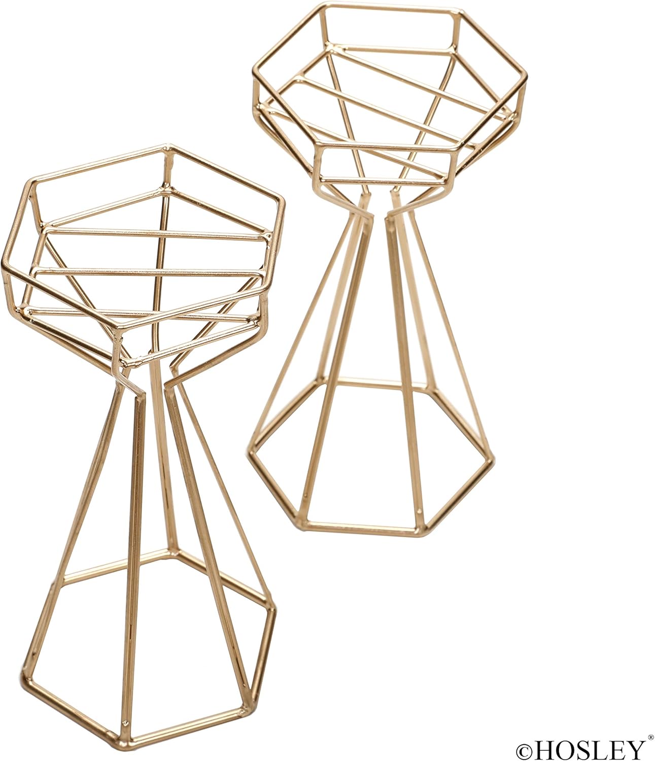 Elegant Gold Candle Holders