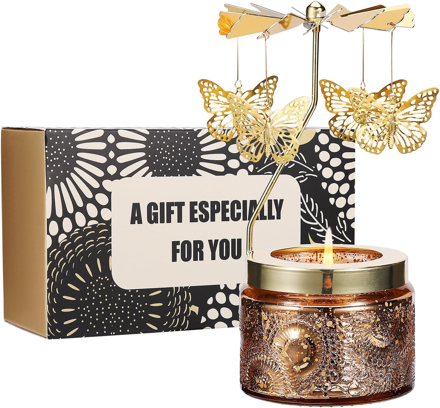 Unique Butterfly Scented Candle Holder Set
