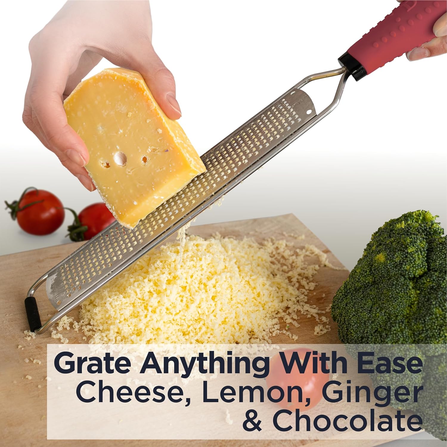Deiss PRO Lemon Zester Heavy Duty Cheese Grater