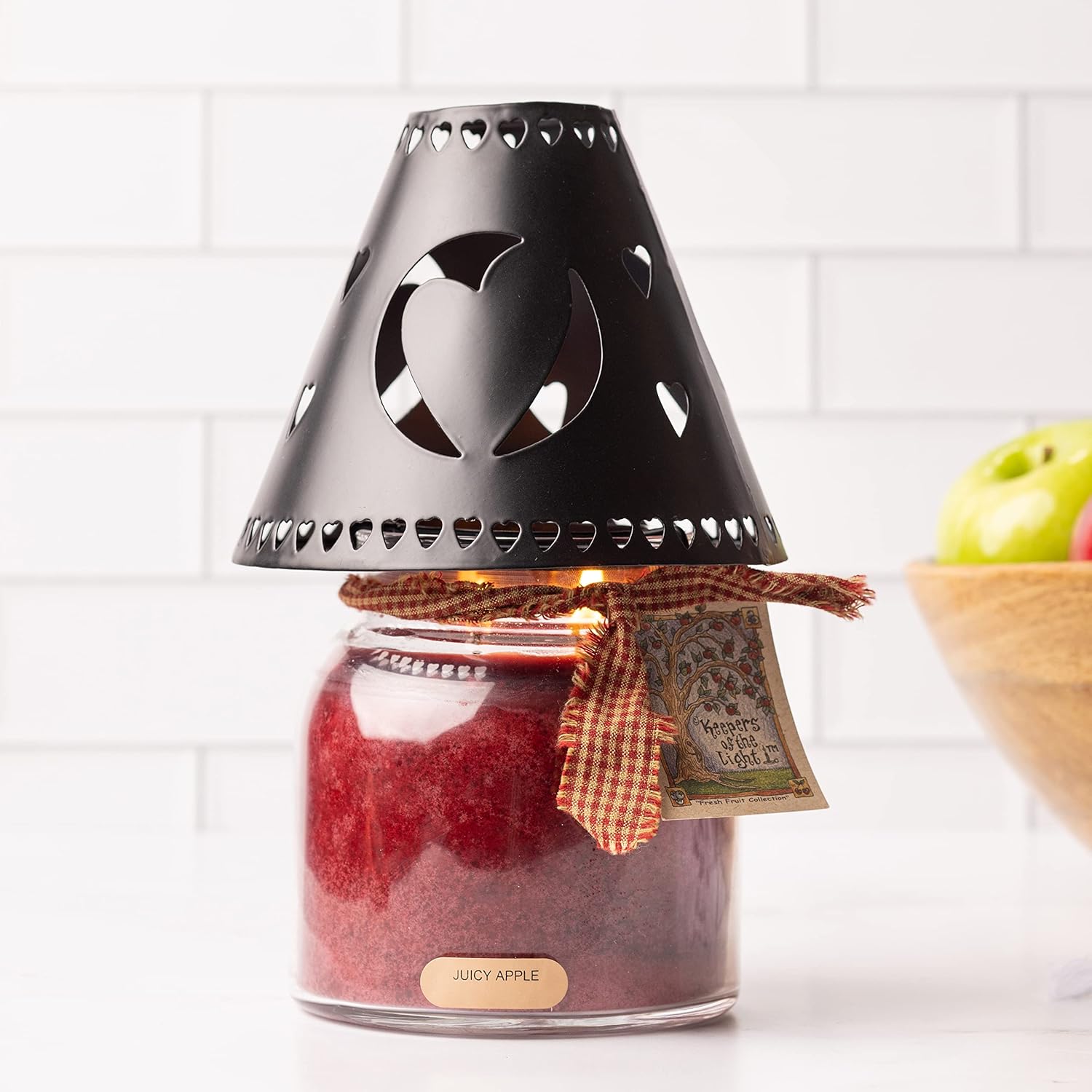 A Cheerful Giver Metal Candle Shade