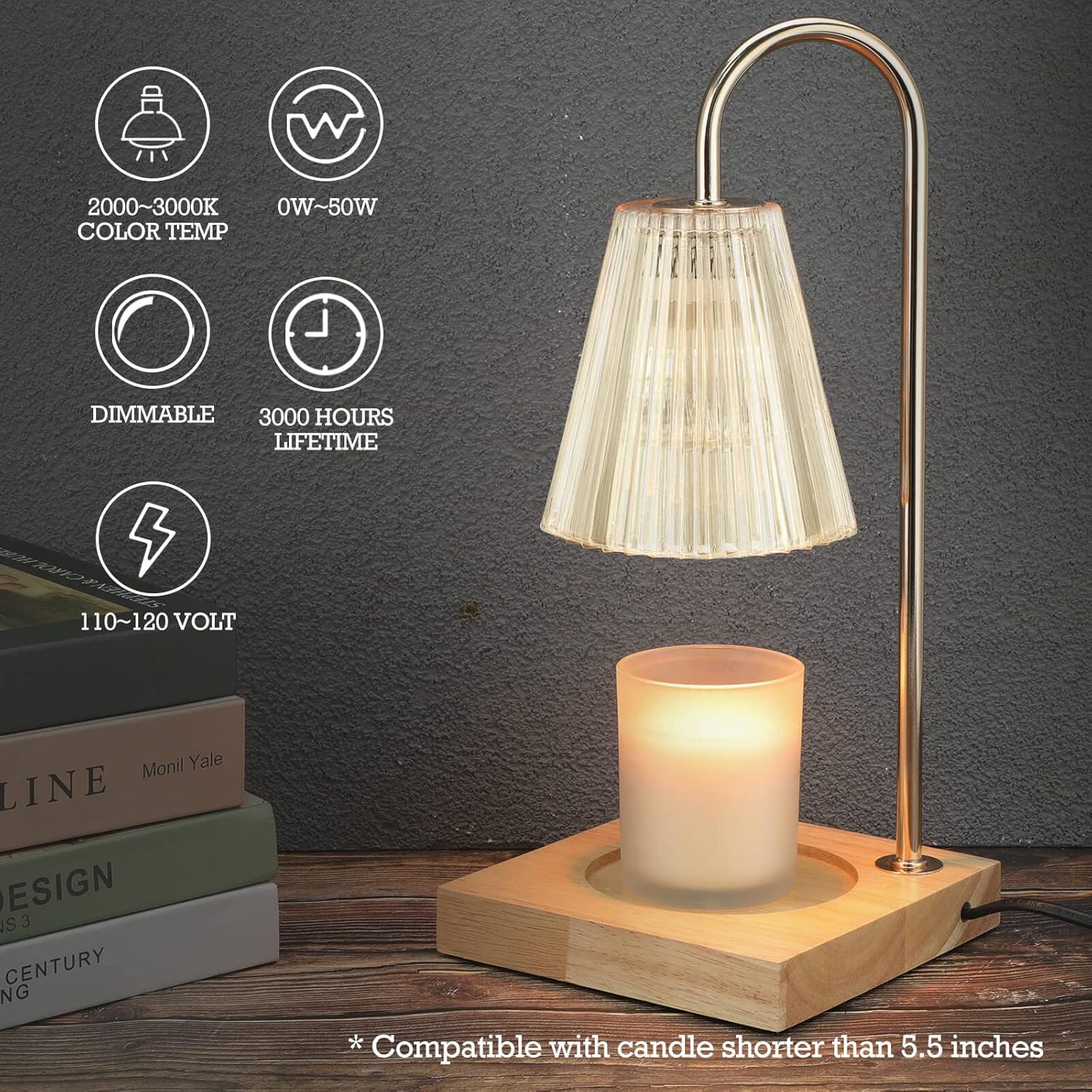 Luzdiosa Candle Warmer Lamp with Timer