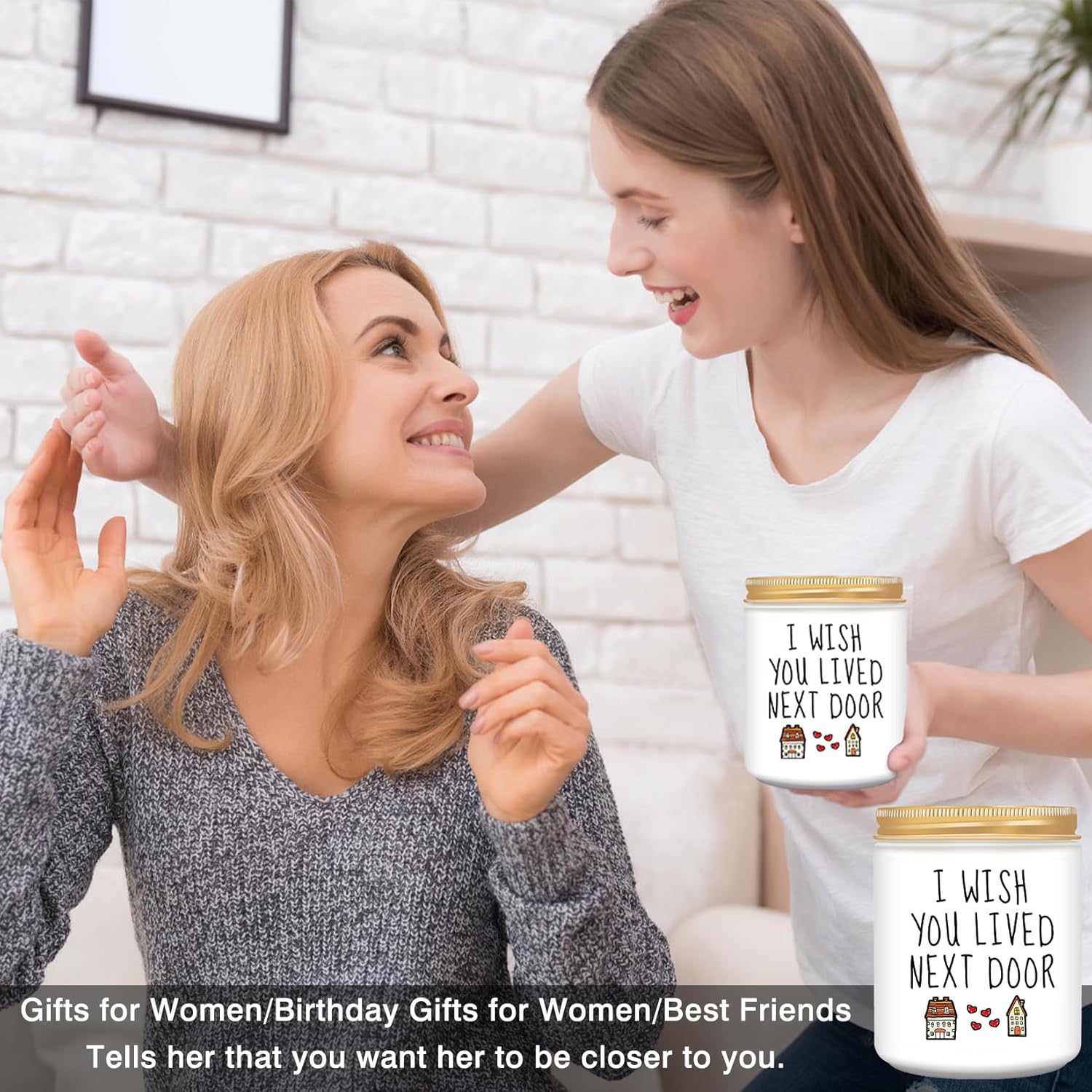 Homsolver - Birthday Candle Aromatherapy Gift for Best Friend Mom - Jar Candle
