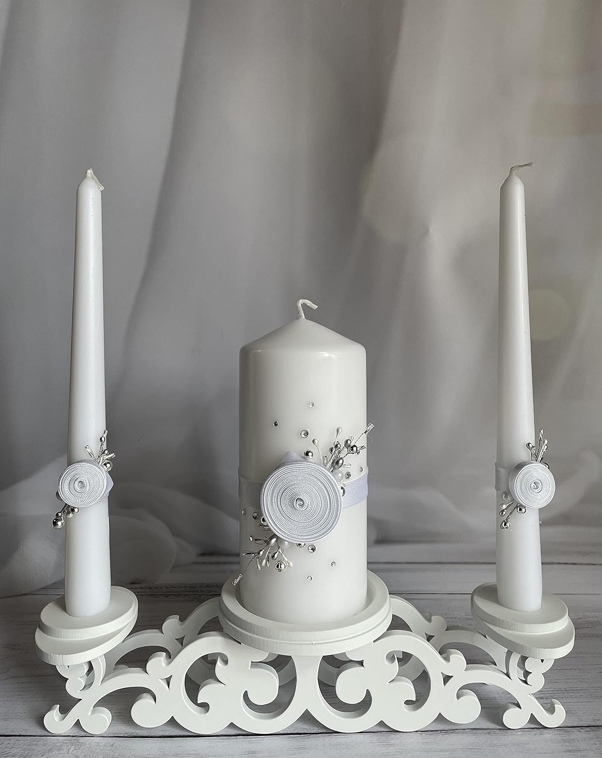 Unity Candle Set for Wedding - Aesthetic and Timeless Design