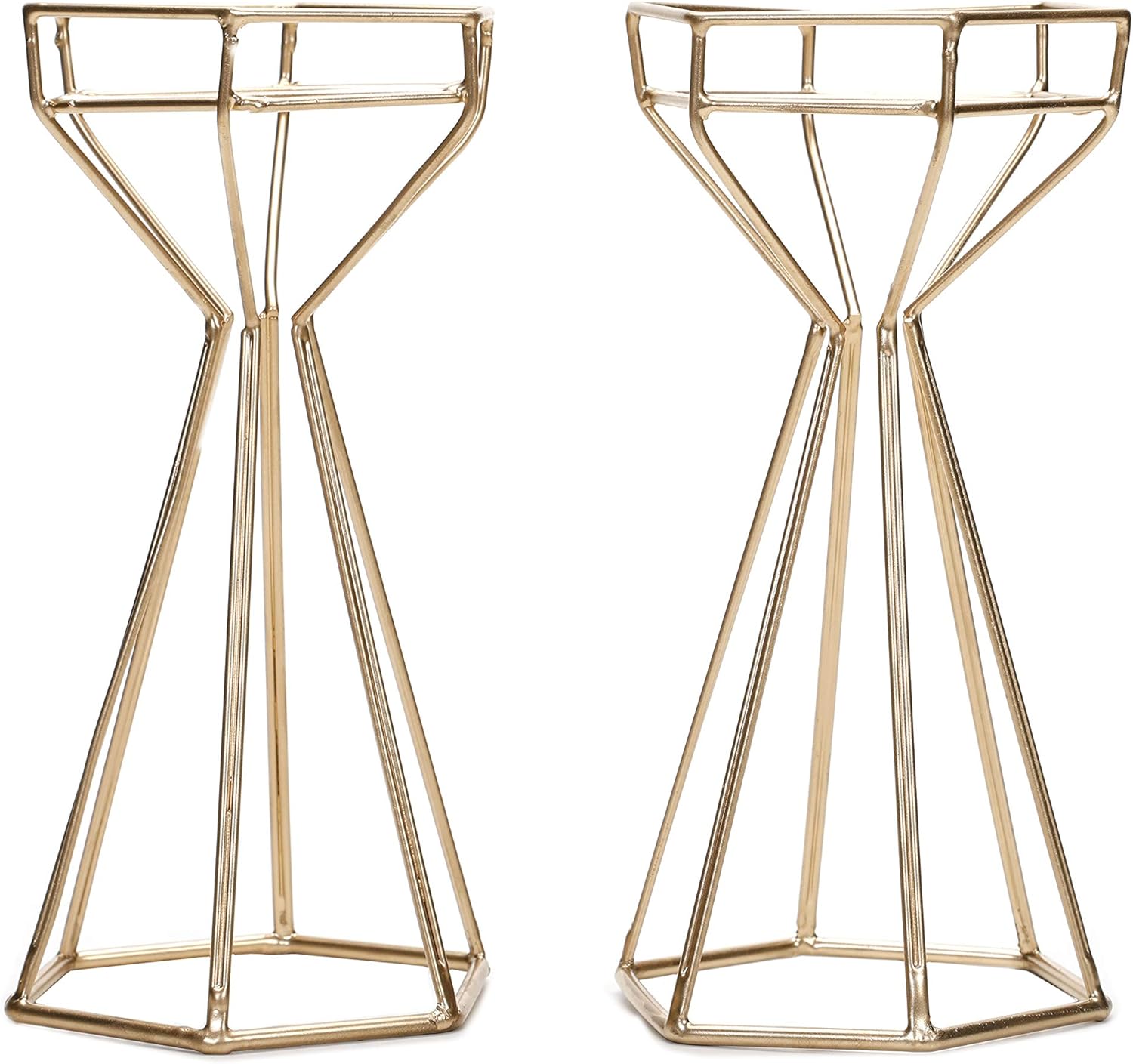 Elegant Gold Candle Holders
