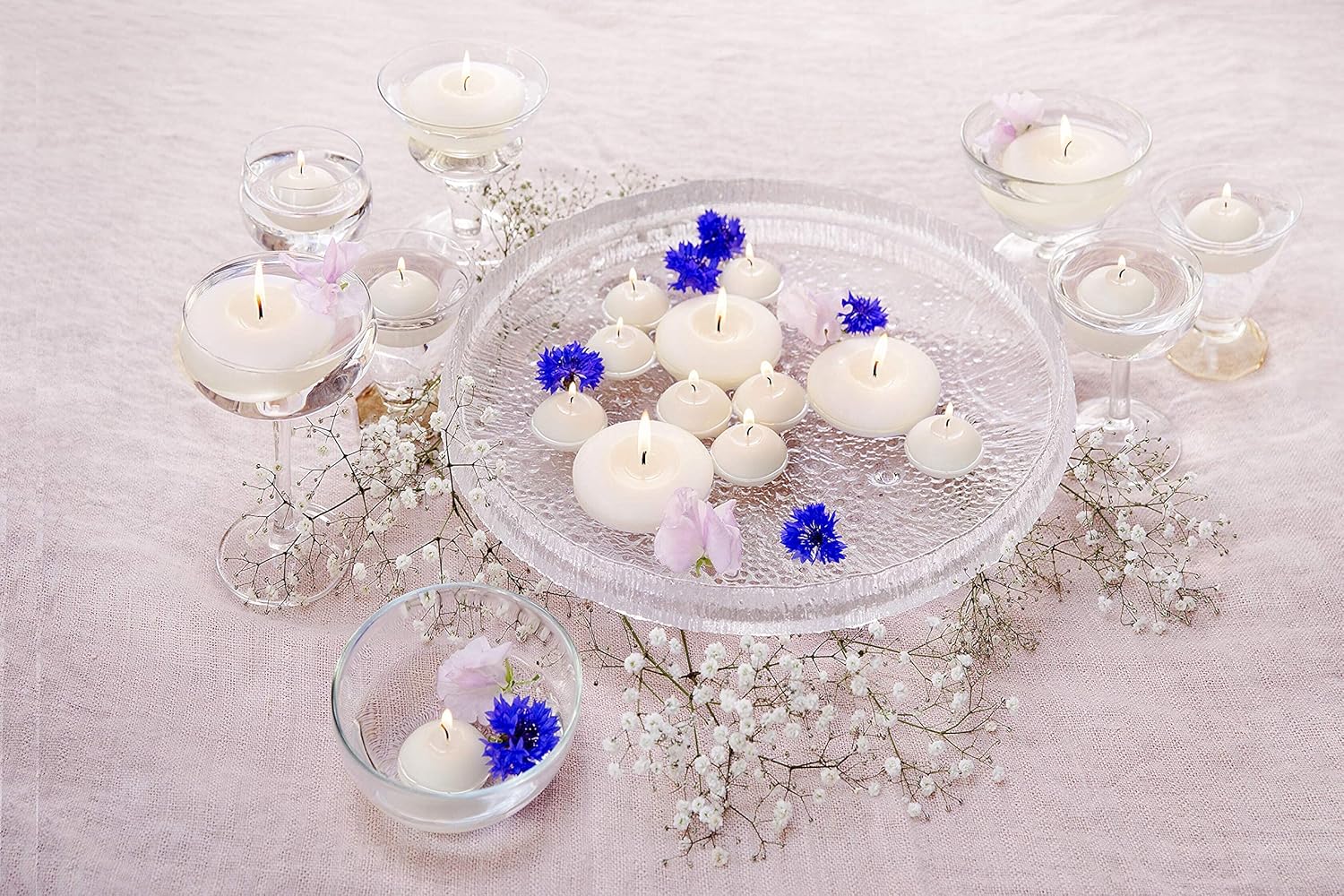 Bolsius Unscented 175 Floating Candles - Set of 40