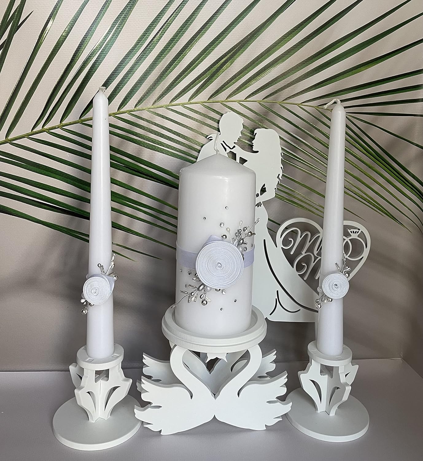 Unity Candle Set for Wedding - Aesthetic and Timeless Design