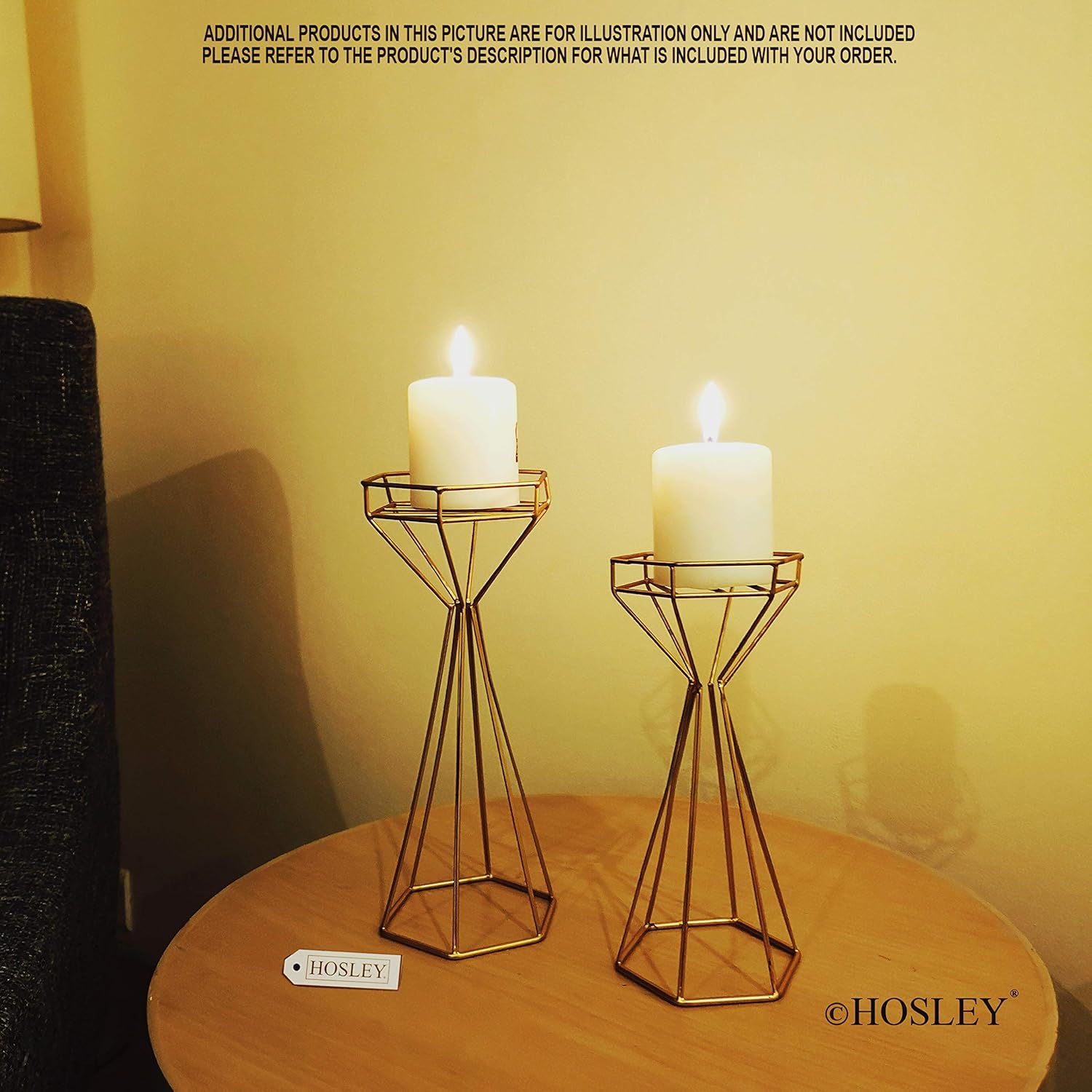 Elegant Gold Candle Holders