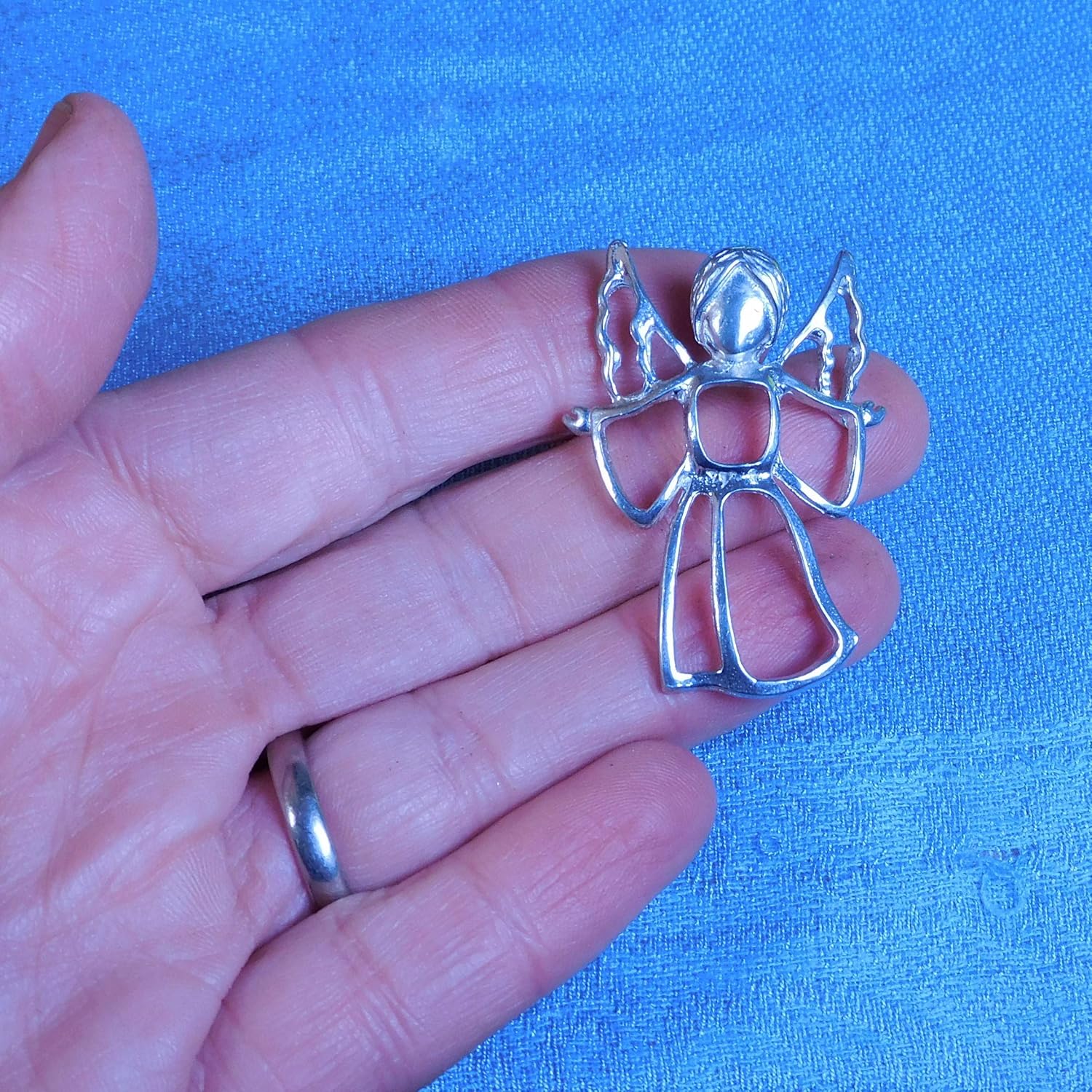 Fine Pewter Angel Candle Pin Set